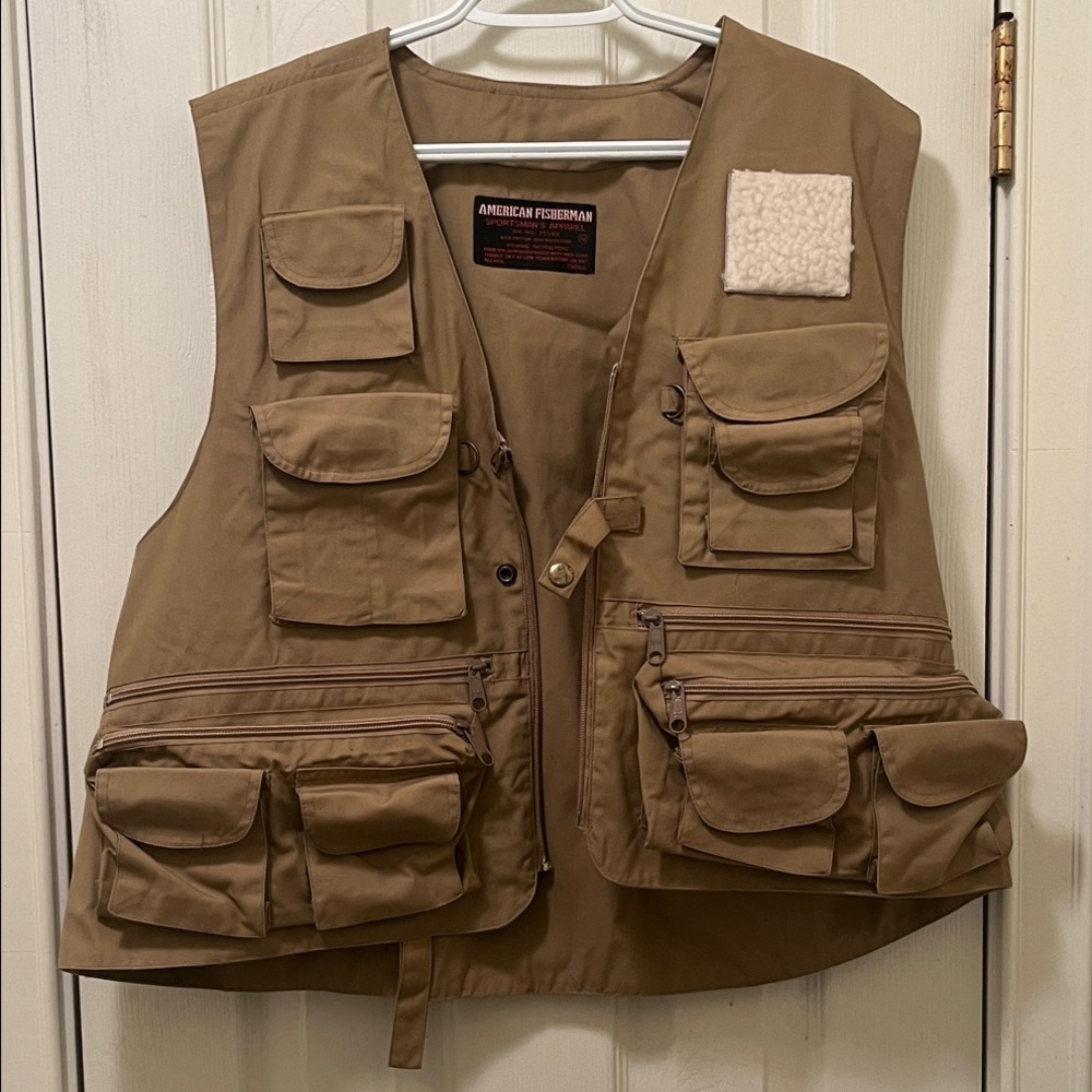 Tan Military Field Vest